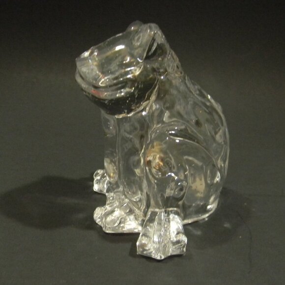Vintage Glass Frog Paperweight Office Home Decor Excellent Condition - Picture 2 of 5